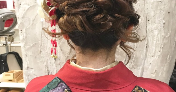成人式に向けて練習