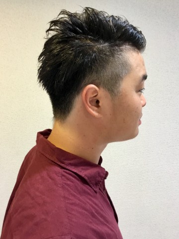 外人風メンズカット
