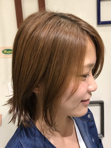 切りっぱなしボブ