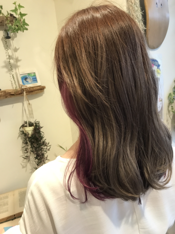 インナーカラー♡