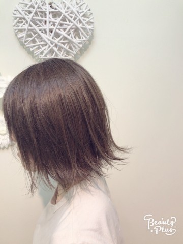 切りっぱなしボブ
