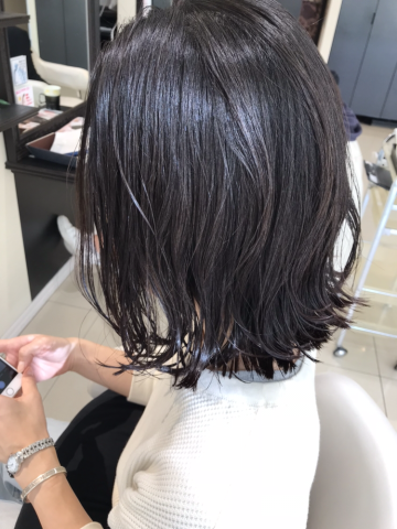 切りっぱなしボブ✂️