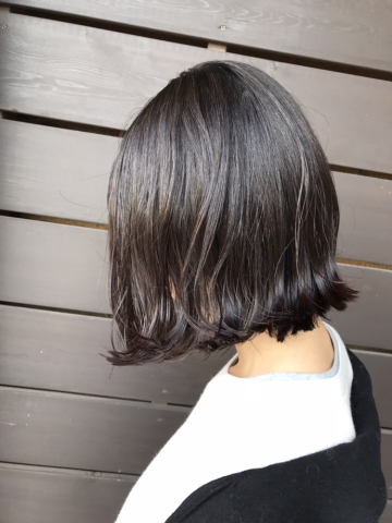 切りっぱなしボブ✂️