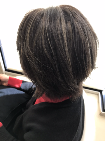 外国人風グレージュカラー