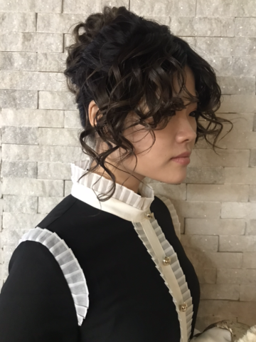 外国人風ヘアアレンジ