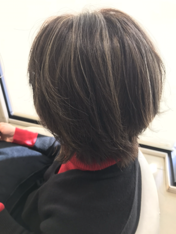 外国人風グレージュカラー
