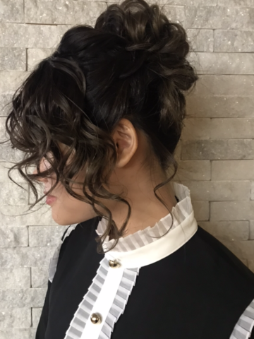 外国人風ヘアアレンジ