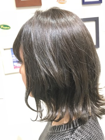 切りっぱなしボブ