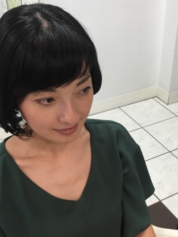 内巻きボブ♡