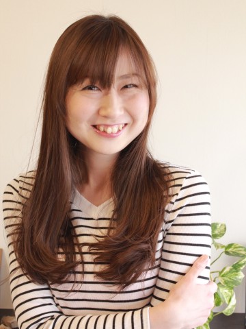 ストレートヘアにワンカール‼️
