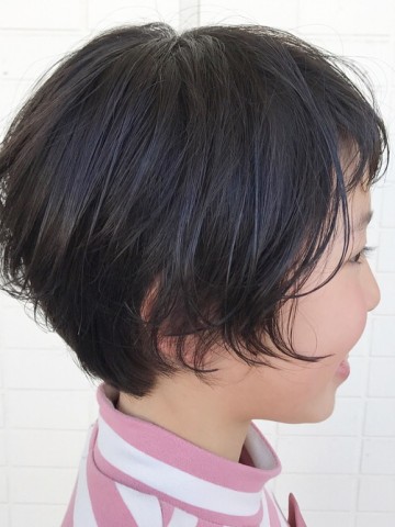 アシメエアリーショート