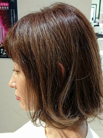 切りっぱなしボブ