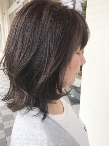 外ハネミディ