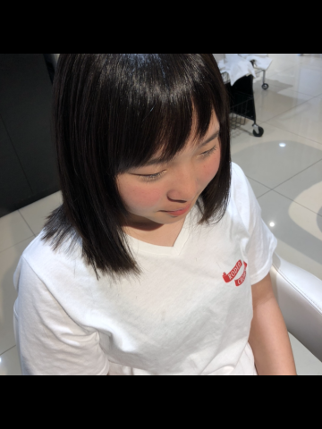 ミディアムストレート