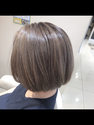 内巻きボブ