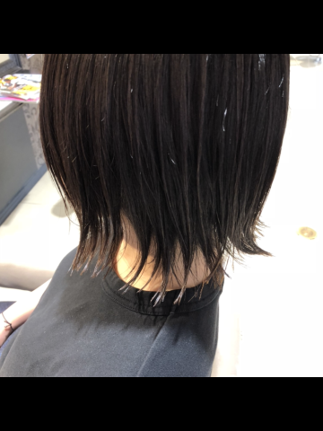 切りっぱなしボブ