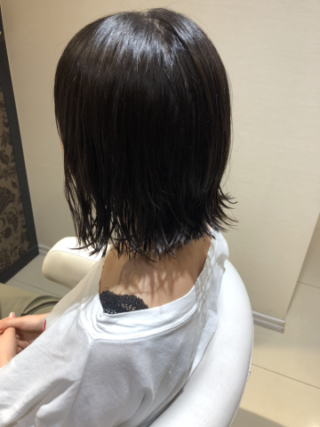 外ハネ切りっぱなしbob✂︎
