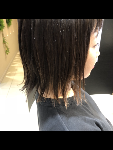 切りっぱなしボブ