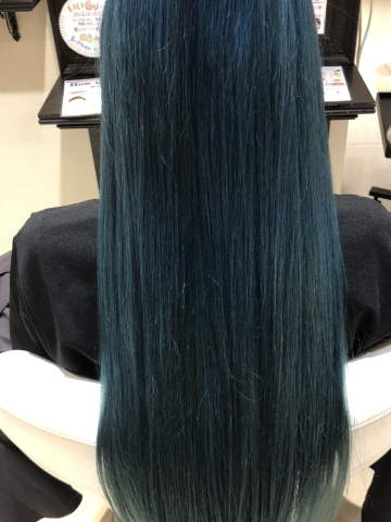 blue and green