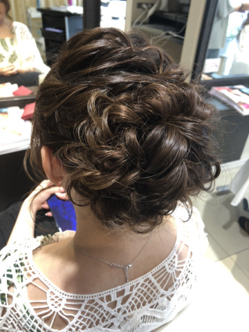 花火大会ヘアアレンジ????
