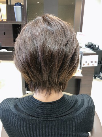 くせ毛でも似合うショート‼️