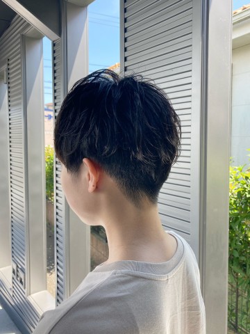刈り上げマッシュショート