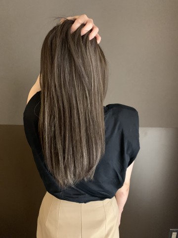 グレージュフルメッシュ